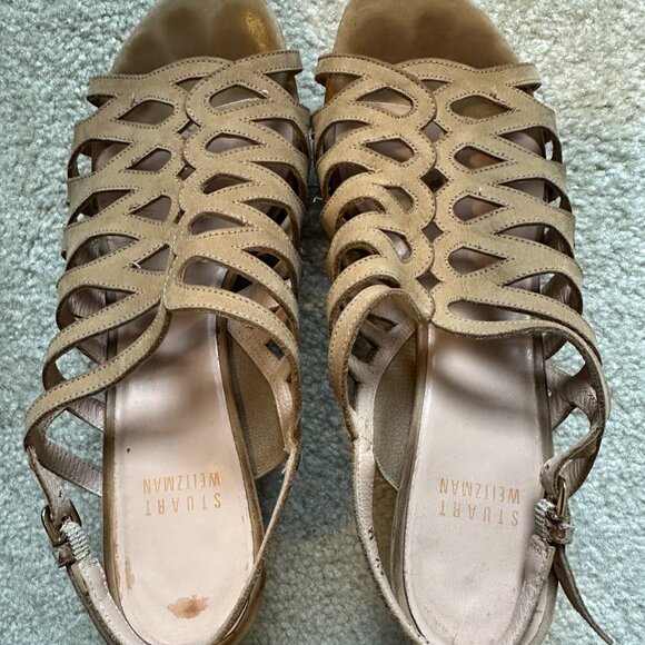 W's 6.5 Stuart Weizman caggy sandal - Picture 2 of 4
